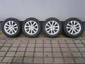 LETNÍ ALU KOLA 5 X 112 VW ORIGINÁL 215 60 16 - 5