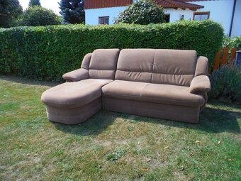 rohová, sedací souprava, nugat alcantara - 5