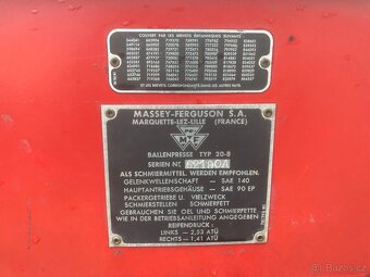 Lis na malé balíky Massey Ferguson 20-8 - 5