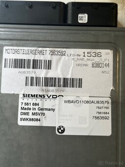 Řídicí jednotky BMW E90 325xi - 5