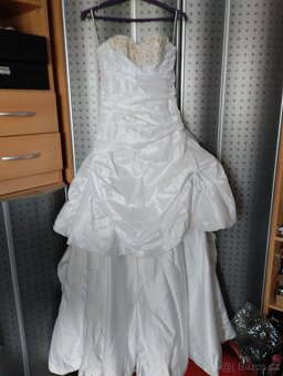 Svatební šaty vel S - 5