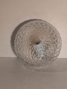 pěkný funkcionalistický nízký retro lustr, stropnice, lampa - 5