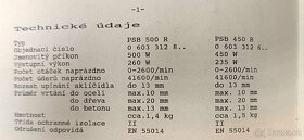 Vrtačka BOSH PSB - 13 R ( nikdy nepoužitá ) - 5