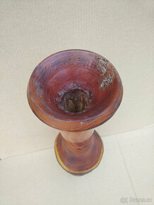 Dekorace - starší dřevěná váza - nabídka - 5