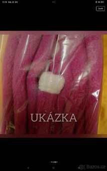 12KS fialových-bílých dek, DecoDoma, příjemné, Beránek - 5
