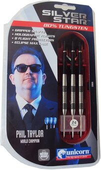 Profi terč Unicorn GT180 + šipky Phil Taylor - 5
