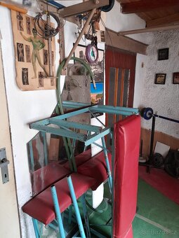 Ručně originální fitness lavička zdvihací foto - 5