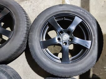 Alu kola 5x114.3, 7Jx17, ET 48 + pneu 225/65R17 - 5