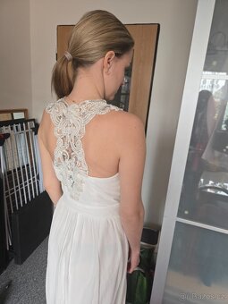 Svatební šaty vel. 36-38 - 5
