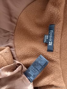 Hnědý fleecový kabát - 5