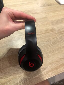 Sluchátka přes uši Beats Studio3 Wireless - černo-červená - 5