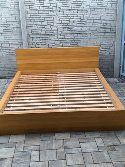 Prodám manželskou postel + Matrací 160cm x 200cm - 5