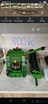 Bruder kombajn john deere a řezačka class 900 jaguar - 5