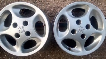 6 J x 14 CH - 4 - 16 Alu disky Peugeot 206 - 5