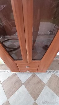 Prosklená vitrína se skleněnými fochy - 5