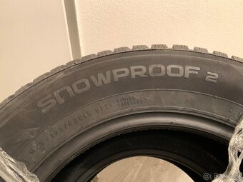 4x Nové zimní 15" pneu Nokian Snowproof 2 195/65 R15 záruka - 5