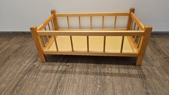Dřevěná postýlka pro panenku - 5