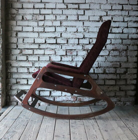 Houpací křeslo / ÚLUV / retro - 5