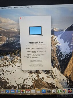 Macbook Pro 2019 13' Touchbar - STAV NOVÉHO - 5