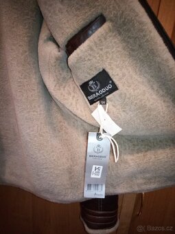 Pánská zimní bunda s kožíškem,  umělá kůže. - 5