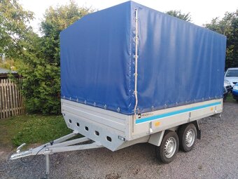 PŘÍVĚSNÝ VOZÍK S PLACHTOU = 750 KG RYDVAN = 2 NÁPRAVY - 5