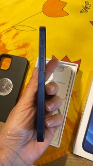 iPhone 12mini 128gb modrý, 100% baterie, top stav - 5