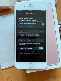📱 Prodám iPhone 7 Plus 128 GB – Rose Gold 🌸 - 5