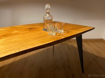 Luxusní jídelní stůl z masivního buku – moderní design - 5