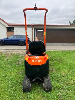 Prodám minibagr Kubota U10 s nulovým přesahem zádě - 5