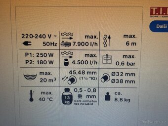 Písková filtrace TIP SPF 180 - 5