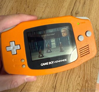 Game Boy Advance (oranžový) + hra Star Wars Episode III - 5