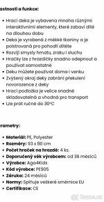 Hrací  deka sovička - 5