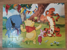 Puzzle krteček, minnie, frozen, medvídek pú - 5