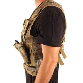 Taktická vesta multicam s pouzdrem na pistoli - nová - 5
