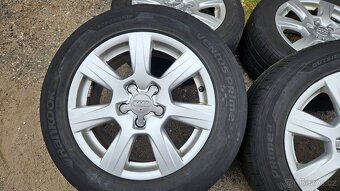 Prodám originální alu kola Audi 16" + pneu Hanko - 5