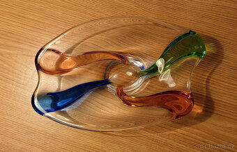 Skleněná miska, žardiniéra Rhapsody Zemek Mstišov - 5