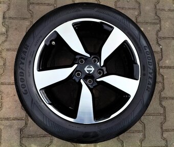 Alu kola originál Nissan Qashqai 5x114,3 R18 KRÁSNÁ SADA - 5