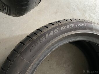 prodám letní pneumatiky 245/45/19 Pirelli celá sada - 5