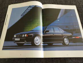 Prospekt BMW M3 E36, BMW M5 E34, 1993, 46 stran, německy - 5