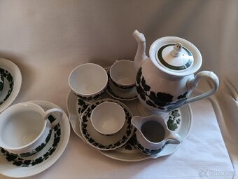 Míšeň, Meissen - porcelánová sada - vinná réva - 5