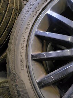 Al kola 17" VW + zimní pneu Hankook 235/55R17 103V - 5