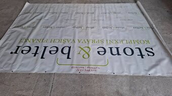 Plachta baner reklamní Stánek Futrál - 5