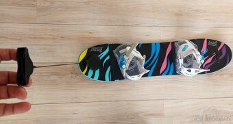 Snowboard Burton 80cm vázání Freestyle boty Minigrom - 5