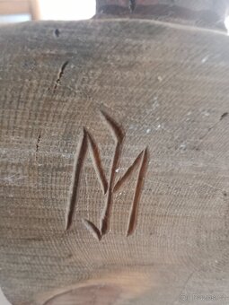 Dřevěná soška mytického ptáka - 5