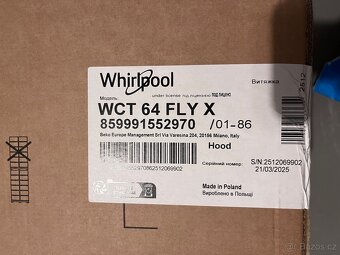 Whirlpool digestoř - 5