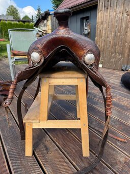 Westernové sedlo ultra-flex deuber & partner+podbřišník - 5