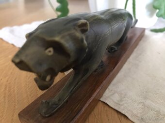 Dřevěná socha pantera - 5