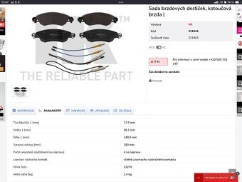 Brzdové desky Citroen C5 - 5