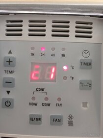 Teplovzdušný konvektor 2200w - 5