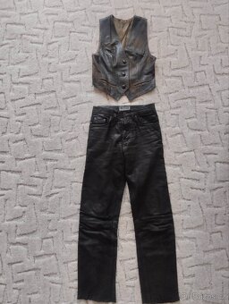 Dámské kožené kalhoty vel.M - 5